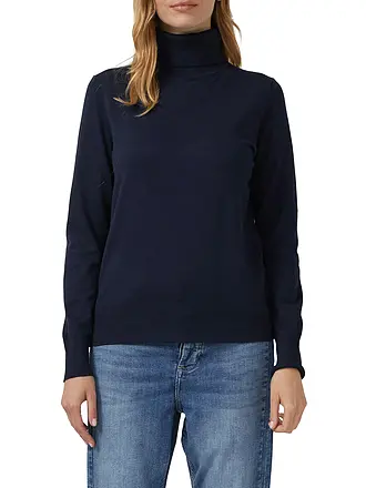 S.OLIVER | Pull à col roulé | dunkelblau